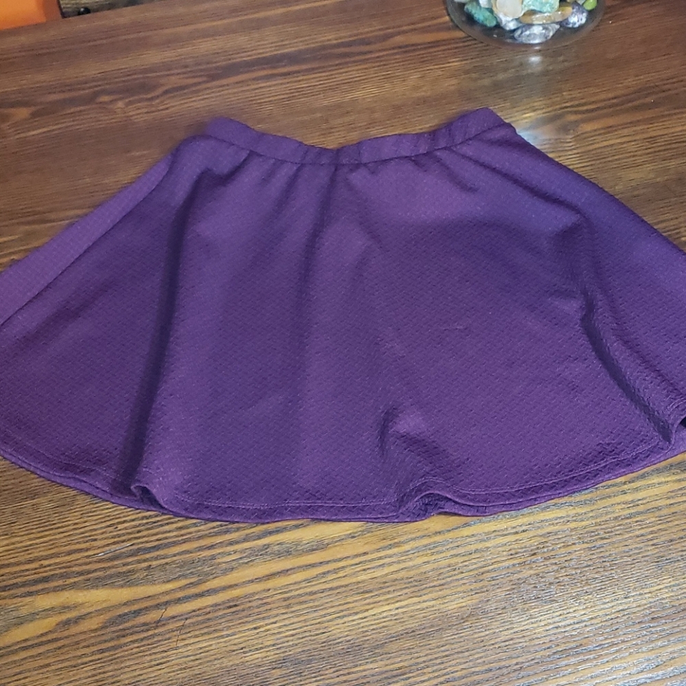 Forever 21 short deep purple skirt